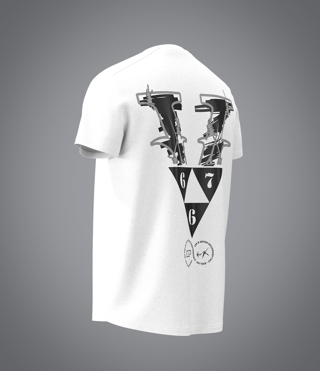 T-shirt blanc VRUNK X 667