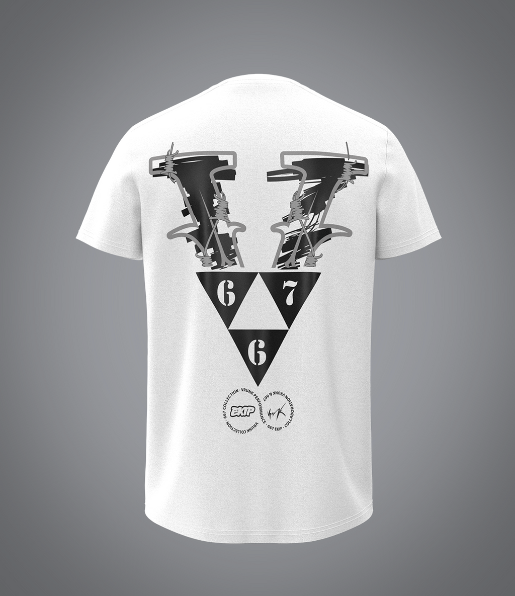 T-shirt blanc VRUNK X 667