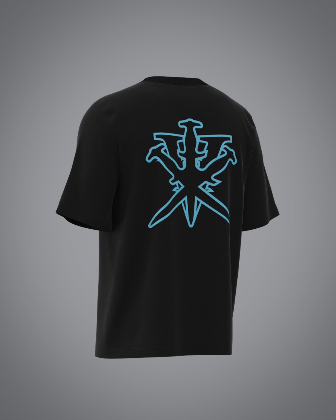 VRUNK X UNKNOWN - BLACK TEE