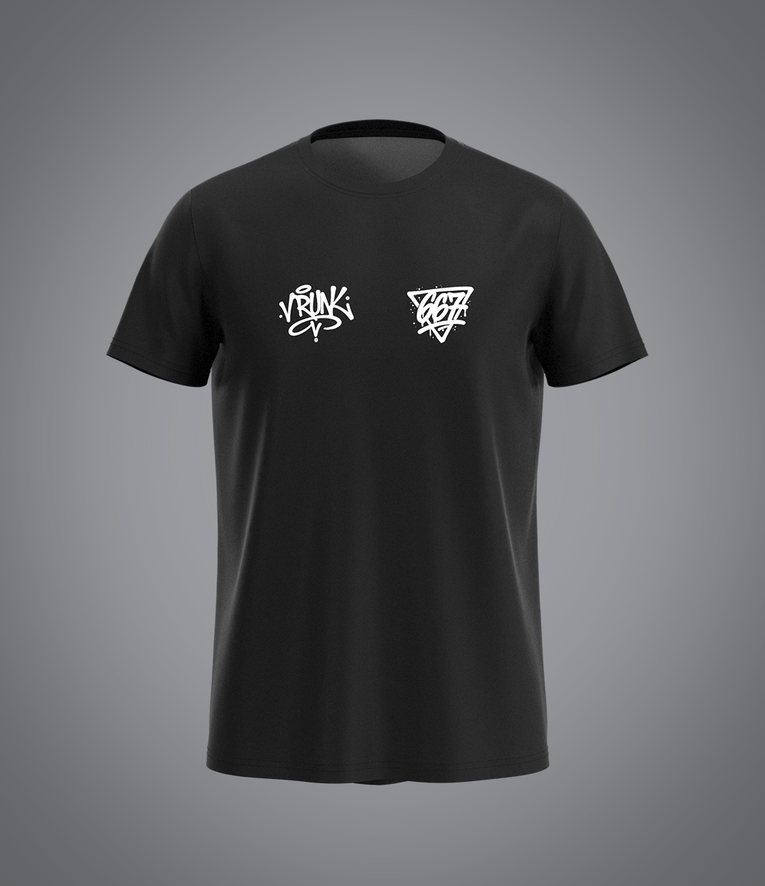 T-shirt noir VRUNK X 667